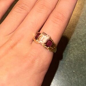 Gold Amethyst 14K Ring